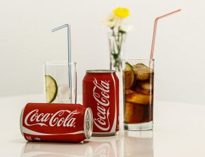 Zucker in Coca Cola